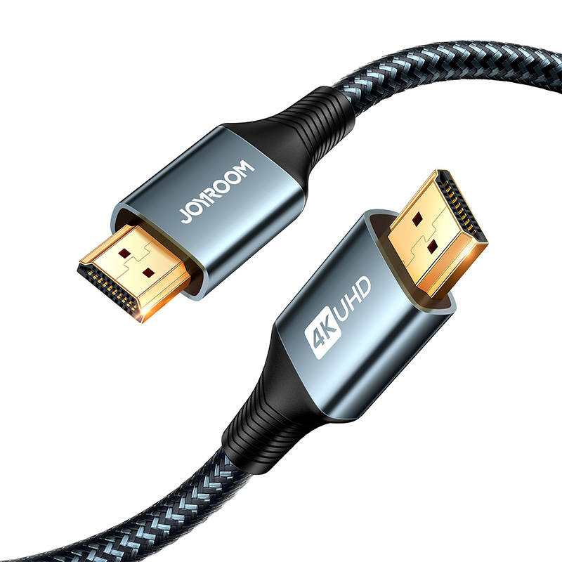 Joyroom SY-20H1 HDMI–HDMI-kaapeli, 4K 60 Hz, 2 m (harmaa)