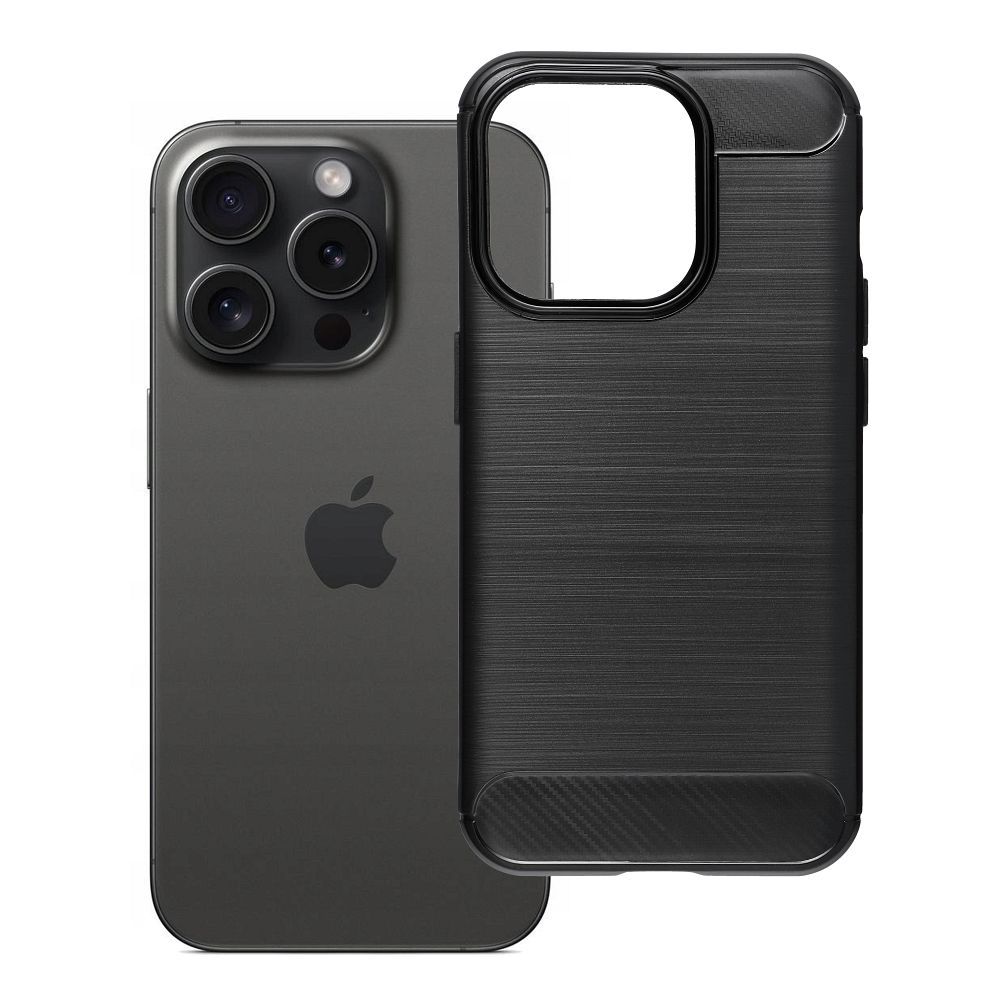 Suojakuori iPhone 15 PRO Carbon 2.0 musta