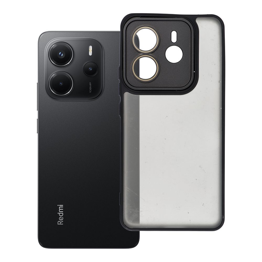 Suojakuori Xiaomi Redmi Note 14 4G:lle (GLOBAL - 164,84mm x 78,15mm x 8,16mm) Variete musta