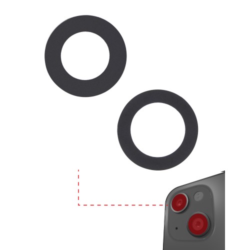 Rear Camera Lens Compatible With Apple iPhone 13 / 13 Mini rear camera lens (2pcs) / PREMIUM /