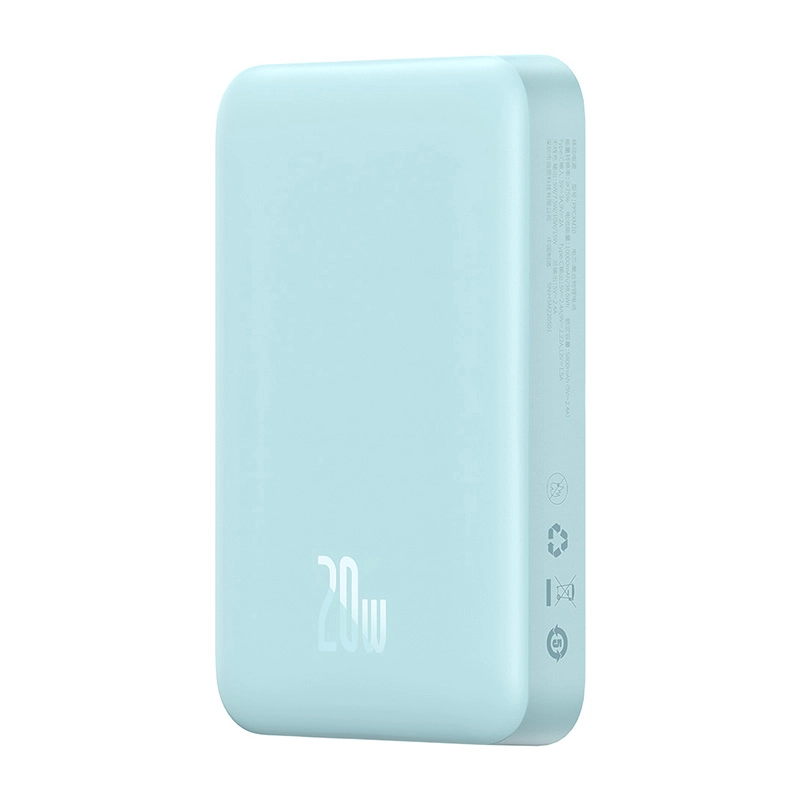 Baseus Magnetic Mini varavirtalähde 10000mAh USB-C 20W MagSafe (sininen)