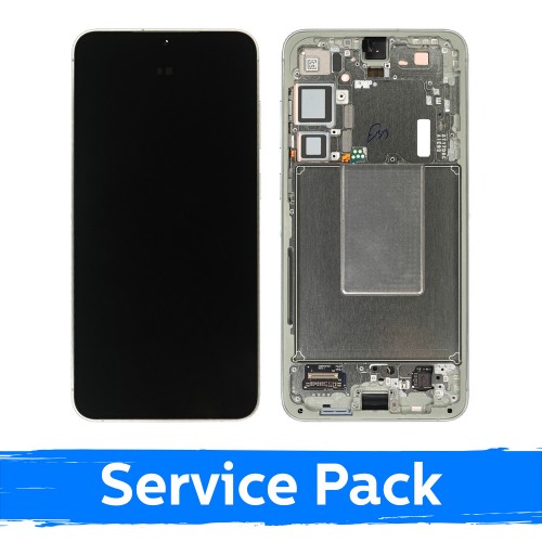 Samsung S926 S24 Plus -yhteensopiva LCD-näyttö kehyksellä / jadenvihreä / (huoltopakkaus) +AKKU MUKANA