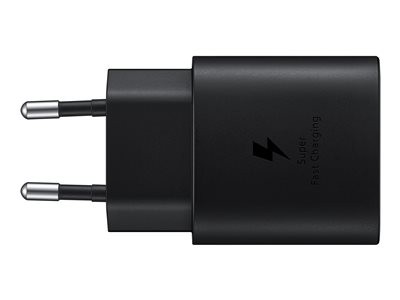 Laturi alkuperäinen Samsung Super Fast Charging (Type-C) EP-TA800NBE (25W) musta