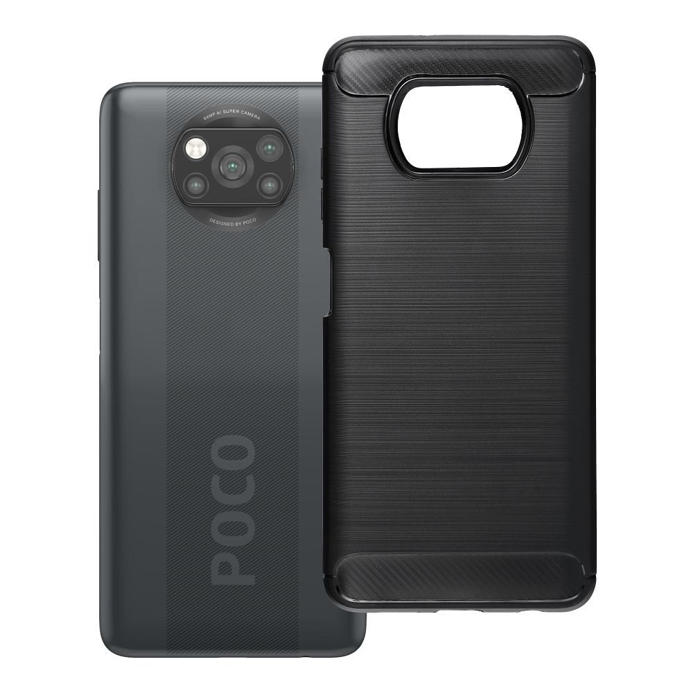 Suojakuori Xiaomi POCO X3 Carbon 2.0 musta