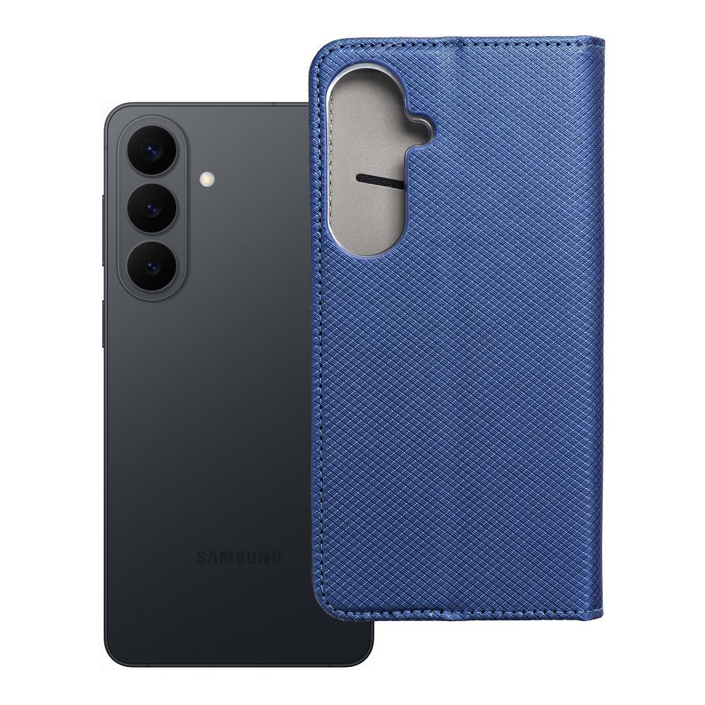 SMART CASE Book -suojakuori Samsung S26 Plus:lle laivastonsininen