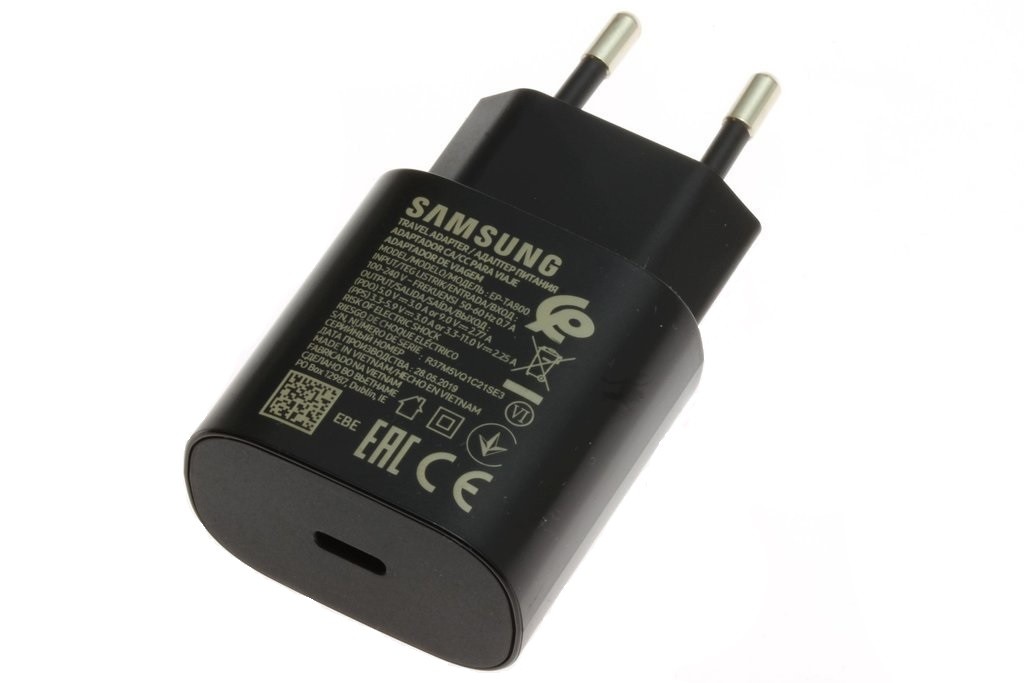 Laturi alkuperäinen Samsung Fast Charging (USB-C) (EP-T1510EBE) (15W) musta