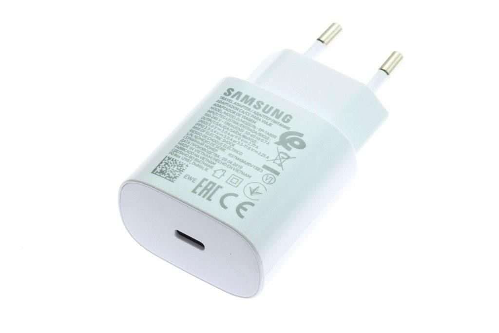 Laturi alkuperäinen Samsung Fast Charging (USB-C) (EP-T1510EWE) (15W) valkoinen