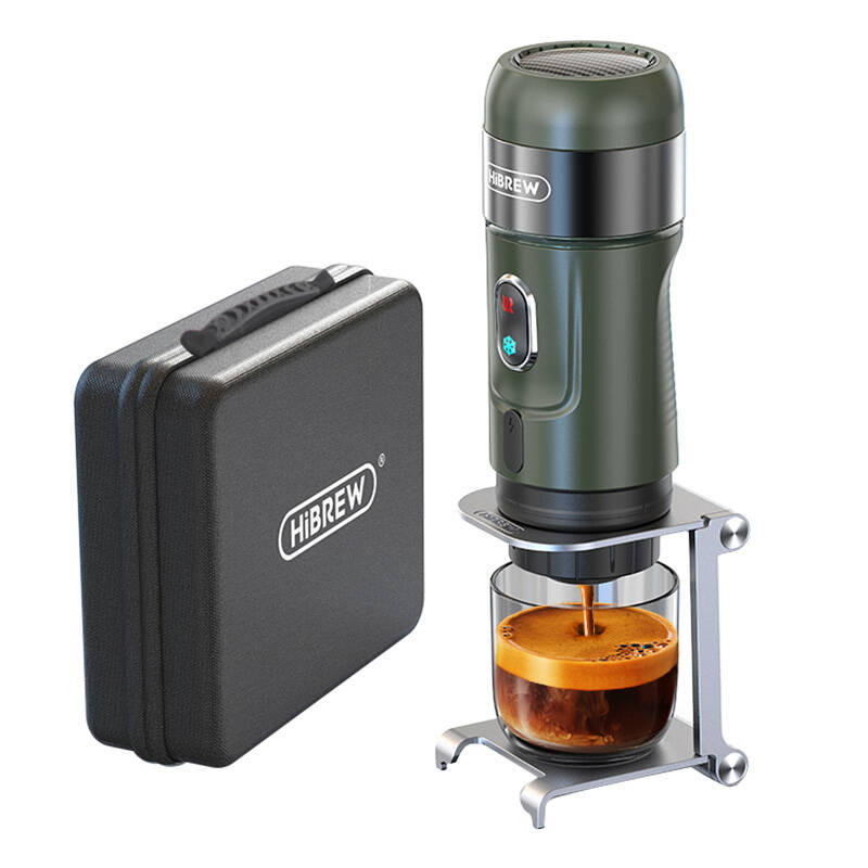 Kannettava 3-in-1 kahvinkeitin kotelolla HiBREW H4B_GN