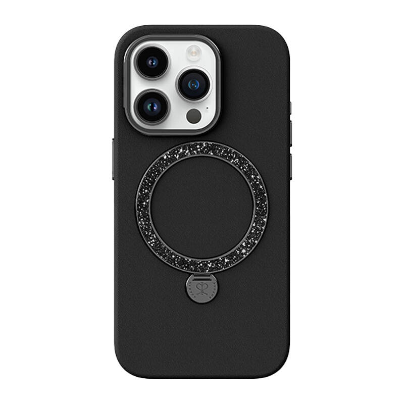 Joyroom PN-14L2 Dancing Circle -suojakuori iPhone 14 Prolle (musta)