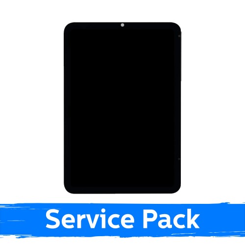 LCD-näyttö, yhteensopiva Apple iPad Mini 7 (2024) Musta (Service Pack) / Wi-Fi + Cellular