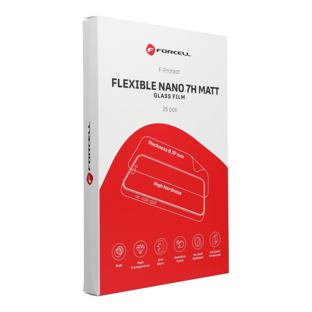 Hybridi nano lasikalvo leikkuukoneelle Forcell F-Protect Flexible NANO 7H MATT 196 x 125 mm 25 kpl
