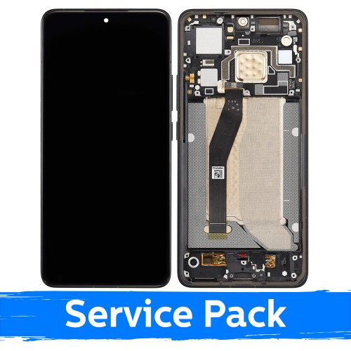 Xiaomi 14T Pro -yhteensopiva LCD-näyttö kehyksellä / titaaninmusta / (huoltopakkaus)