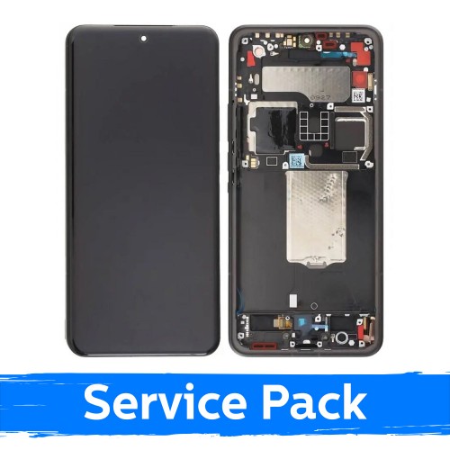 Xiaomi 15 Ultra -yhteensopiva LCD-näyttö kehyksellä / musta / (huoltopakkaus)