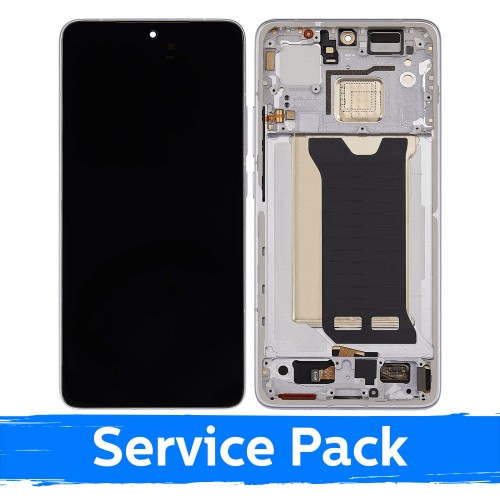 Xiaomi Poco F7 Pro 5G -yhteensopiva LCD-näyttö kehyksellä / hopeinen / (huoltopakkaus)