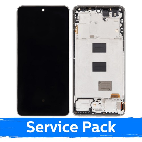 Xiaomi Redmi Note 14 5G / Poco M7 Pro 5G -yhteensopiva LCD-näyttö kehyksellä / kuupölyn värinen / (huoltopakkaus)
