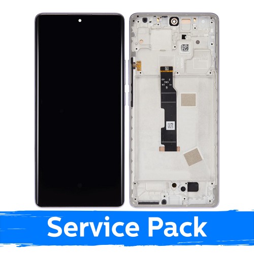 Xiaomi Redmi Note 14 Pro 4G -yhteensopiva LCD-näyttö kehyksellä / revontulenvioletti / (huoltopakkaus)
