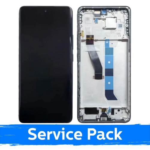 Xiaomi Redmi Note 15 5G -yhteensopiva LCD-näyttö kehyksellä / sumunvioletti / (huoltopakkaus)