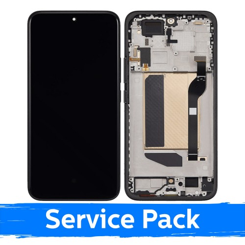 Xiaomi Redmi Note 15 Pro+ 5G -yhteensopiva LCD-näyttö kehyksellä / musta / (huoltopakkaus)