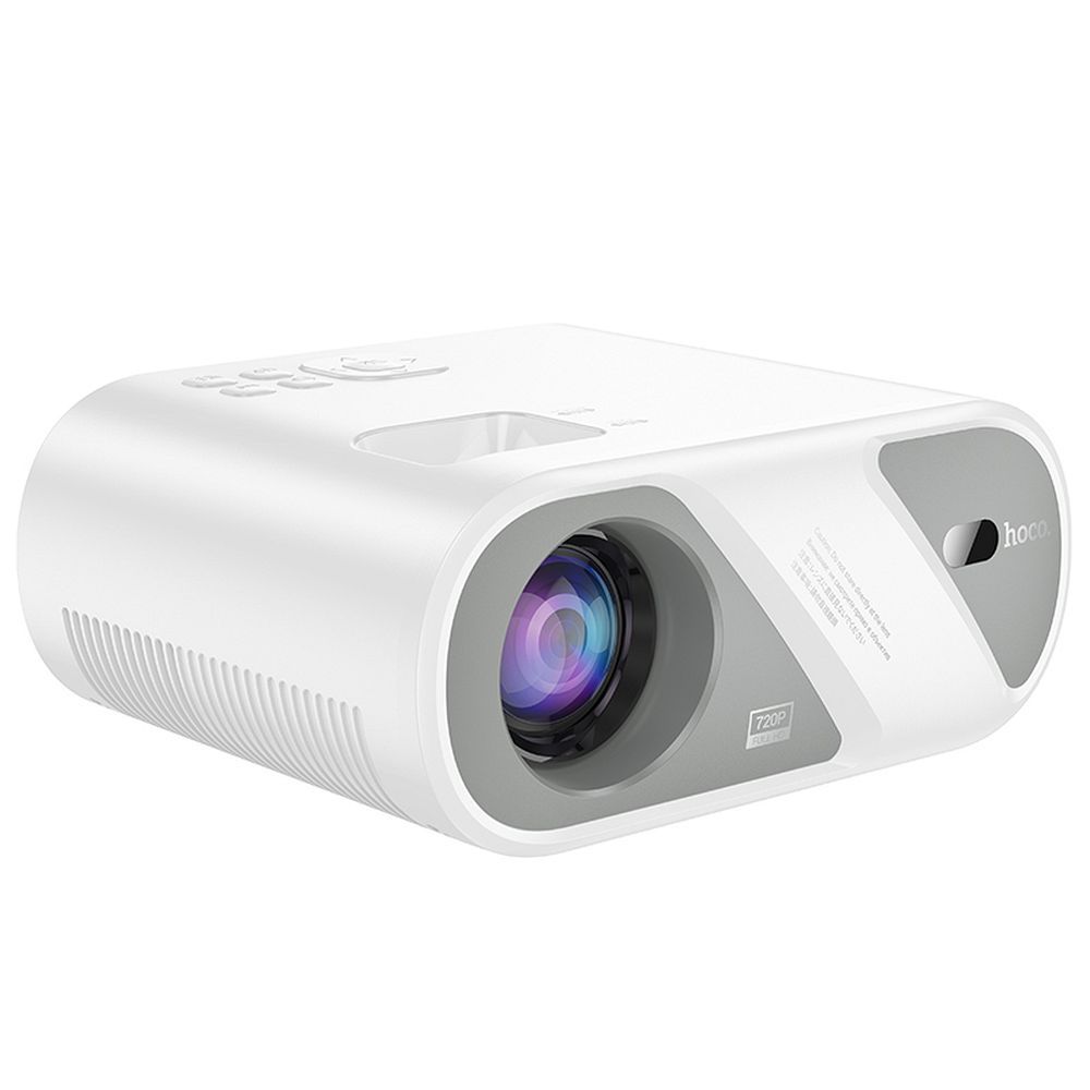 Hoco DT1 HD Ready -projektori Wi-Fi Bluetooth 720P valkoinen