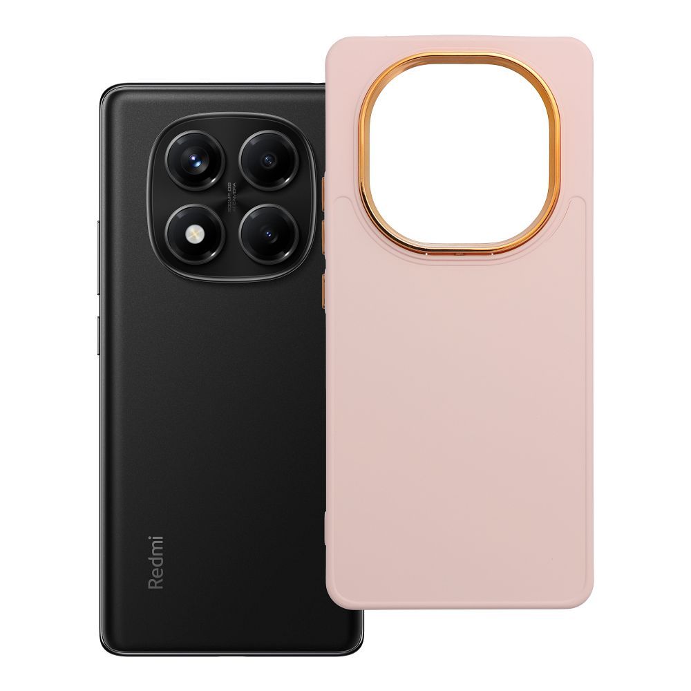 Suojakuori Xiaomi Redmi Note 14 PRO 4G:lle Frame vaaleanpunainen