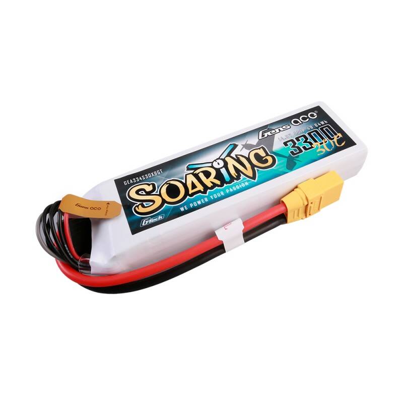 Gens ace G-Tech Soaring 3300mAh 14.8V 30C 4S1P LiPo-akku