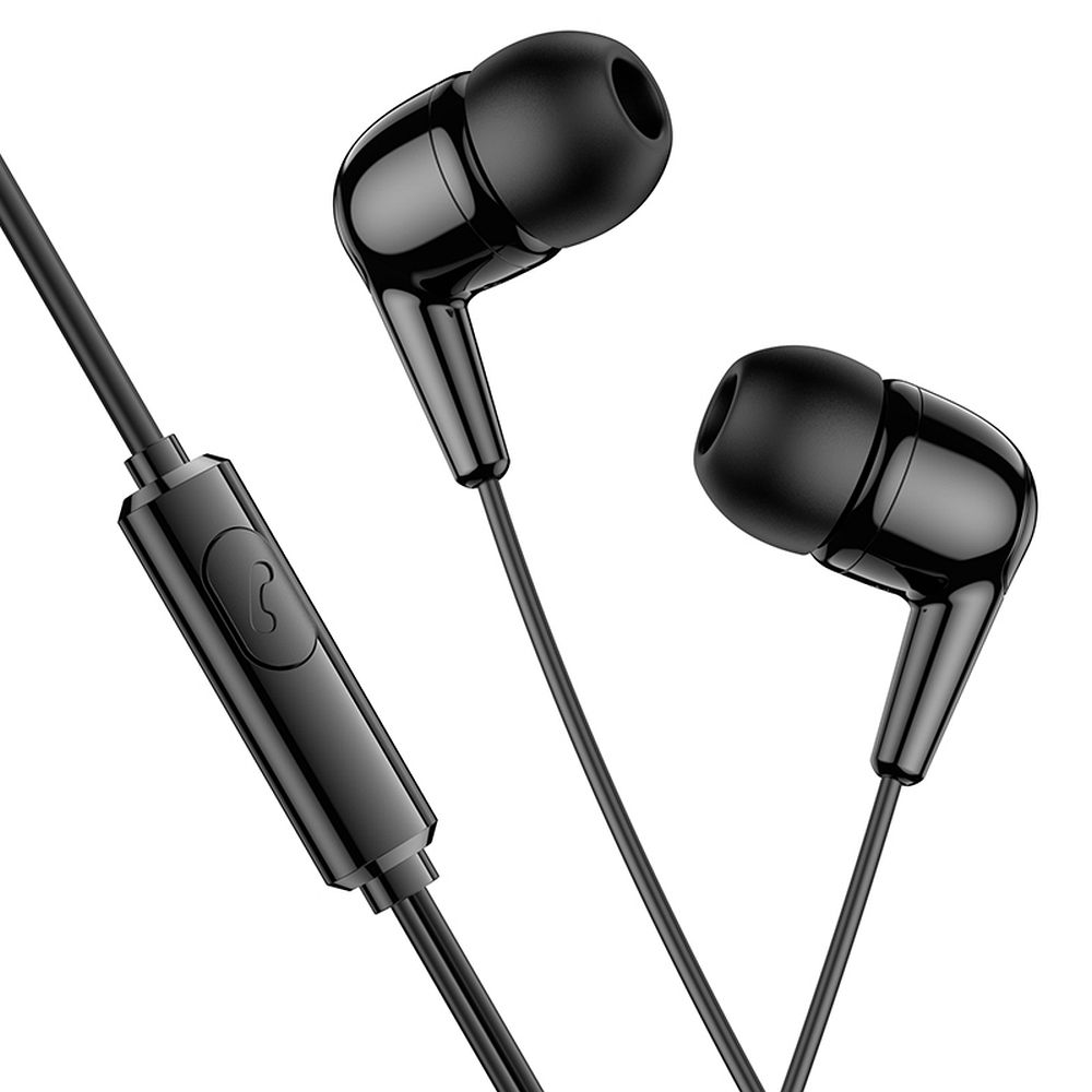 Hoco M97 langalliset nappikuulokkeet Jack 3,5mm - musta