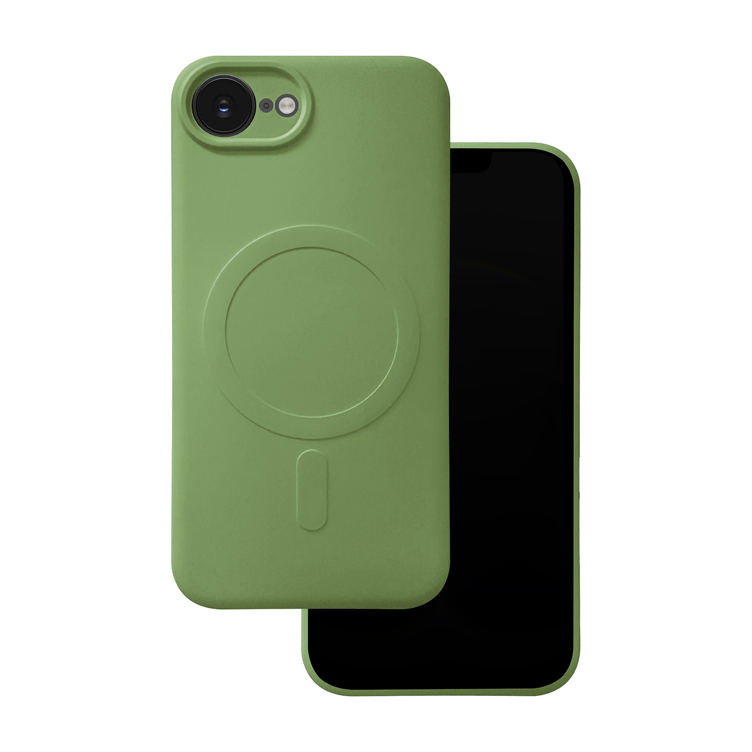Suojakuori Simple Color Mag iPhone 16e / 17e vaaleanvihreä