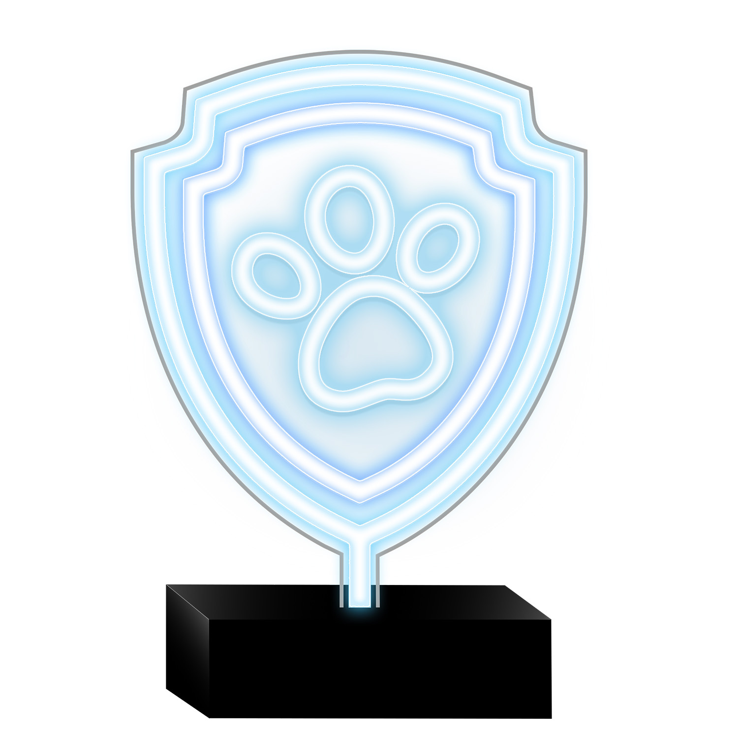 Neon LED jalustalla Paw Patrol - Paw OW-120246