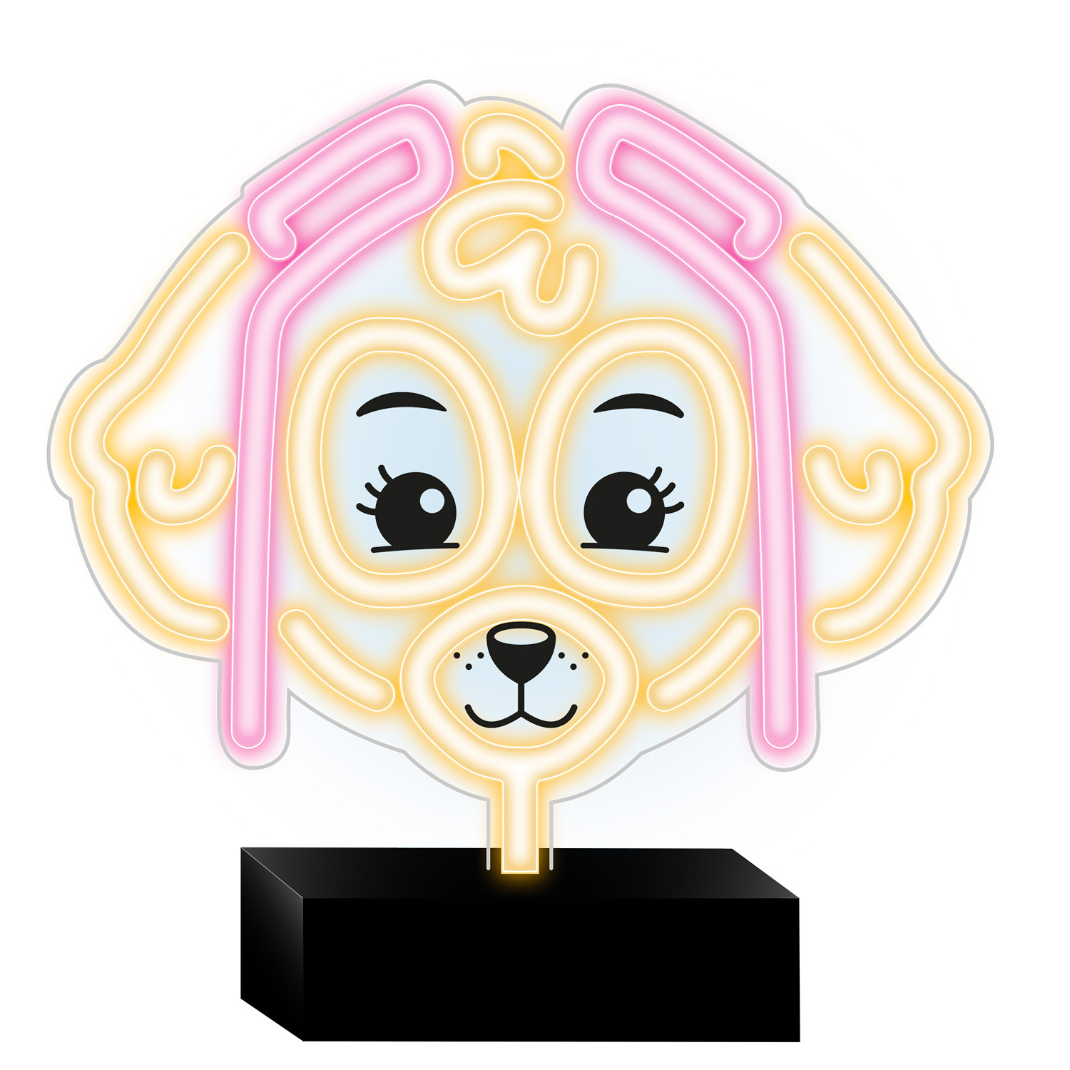Neon LED jalustalla Paw Patrol - Skye OW-120546