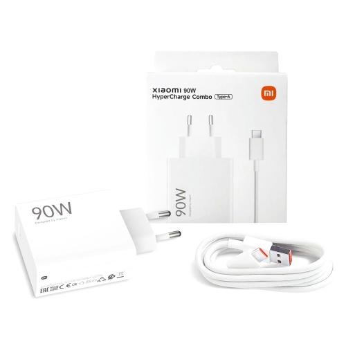 Laturi alkuperäinen Xiaomi (BHR9459EU) 90W + type-C kaapeli valkoinen laatikon kanssa