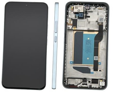 LCD screen Xiaomi Redmi Note 15 Pro+ 5G with touch screen with frame Glacier Blue original (service pack)