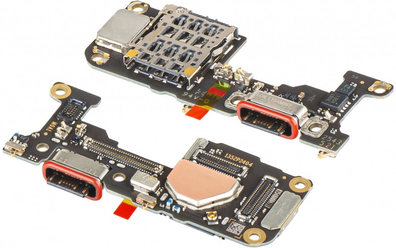 Joustava liitin Xiaomi 15T Pro latausliitännällä ja mikrofonilla, SIM-kortin kontaktilla alkuperäinen (service pack)