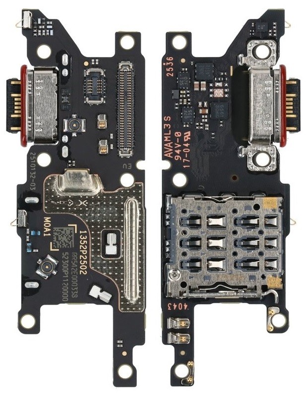 Joustava liitin Xiaomi Poco F8 Pro 5G latausliitännällä ja mikrofonilla, SIM-kortin kontaktilla alkuperäinen (service pack)