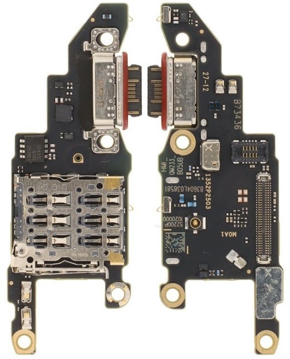 Joustava liitin Xiaomi Poco X8 Pro 5G latausliitännällä ja mikrofonilla, SIM-kortin kontaktilla alkuperäinen (service pack)