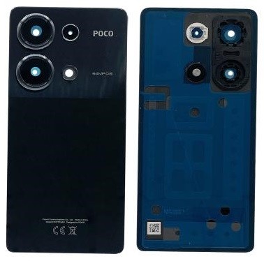 Takakansi Xiaomi Poco M6 Pro musta alkuperäinen (service pack)