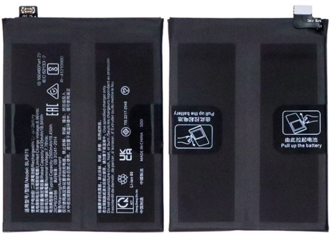 Alkuperäinen OnePlus 11/11R 5G -akku BLP975, 5000 mAh