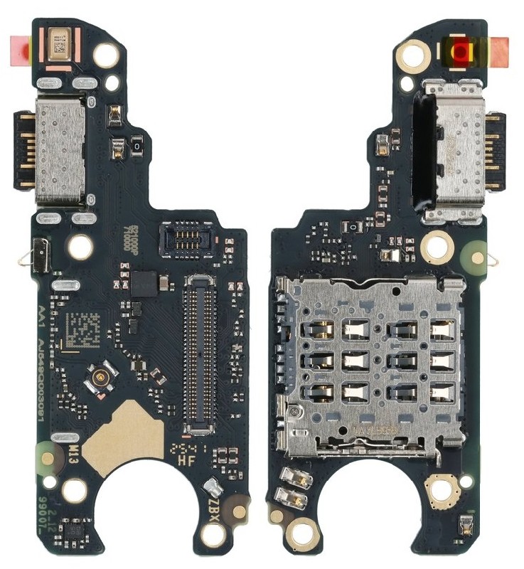 Flex Xiaomi Redmi Note 15 4G latausliittimellä ja mikrofonilla, SIM-kortin kontakti alkuperäinen (service pack)