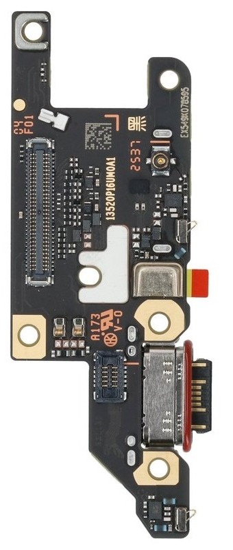 Flex Xiaomi Redmi Note 15 Pro+ 5G latausliittimellä ja mikrofonilla, SIM-kortin kontakti alkuperäinen (service pack)