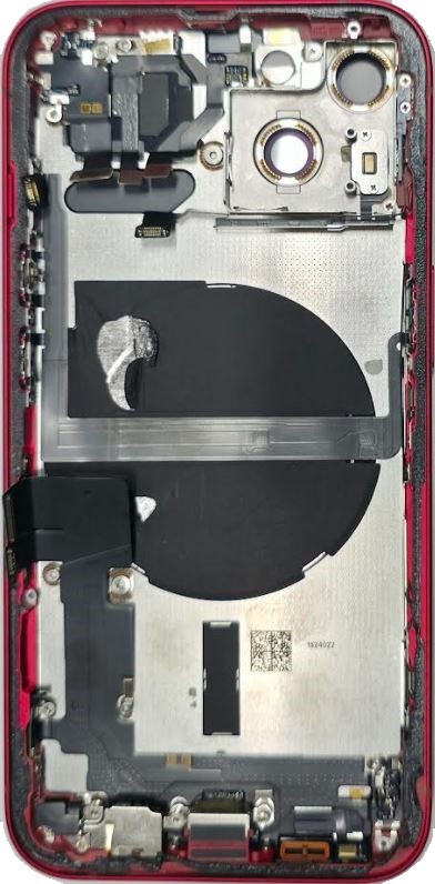 Akun kansi iPhone 13 Red NFC-latausfleksillä, mikrofonilla alkuperäinen (käytetty Grade B)