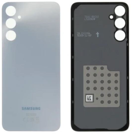 Samsung A057 A057S takakansi, hopeanvärinen (ilman kameran lasia), alkuperäinen (käytetty, kuntoluokka C)