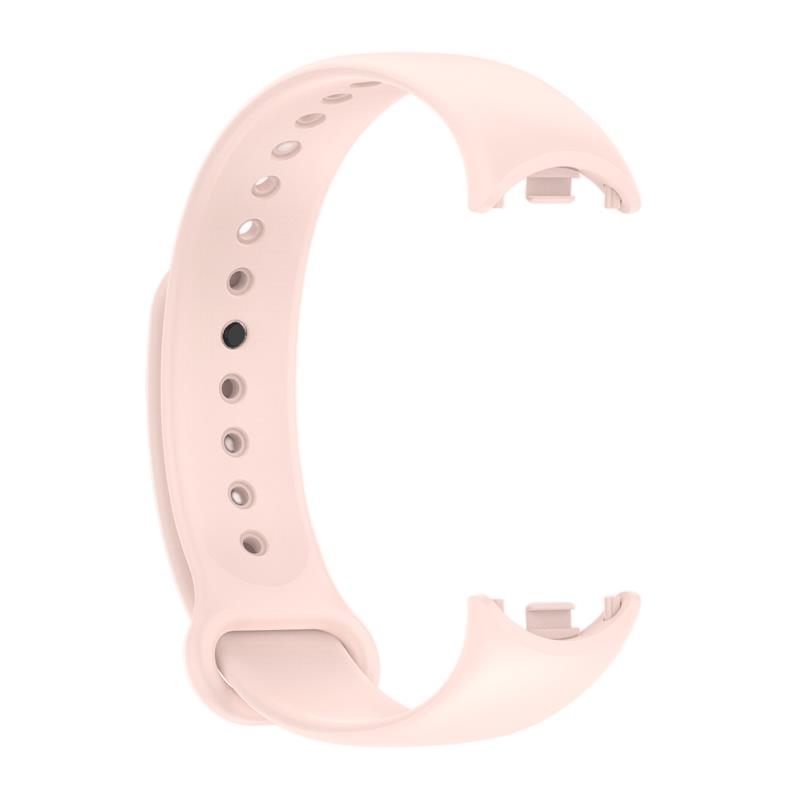 SILIKONIHIHNA MI BAND 8/M8 (1). VAALEA PINKKI