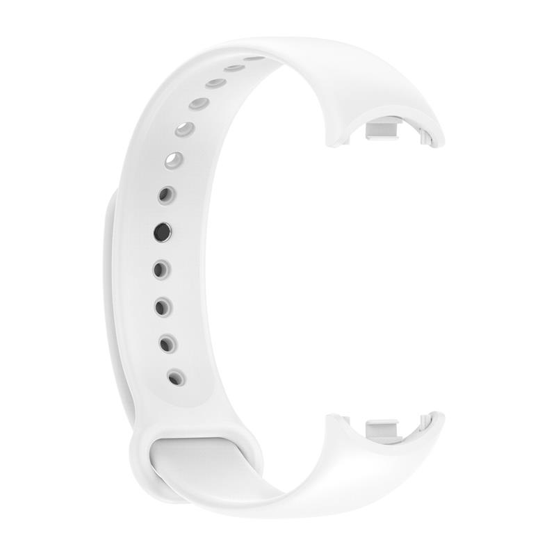 SILIKONIHIHNA MI BAND 8/M8 (2). VALKOINEN