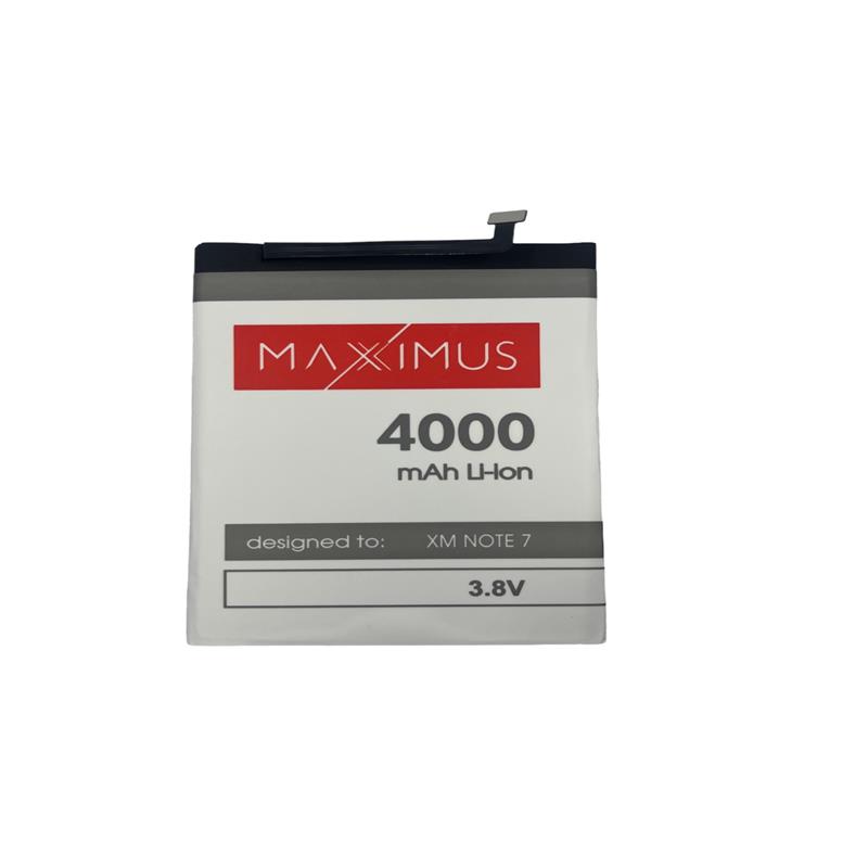 Akku MAXXIMUS XIAOMI REDMI NOTE 7 4000mAh BN4A