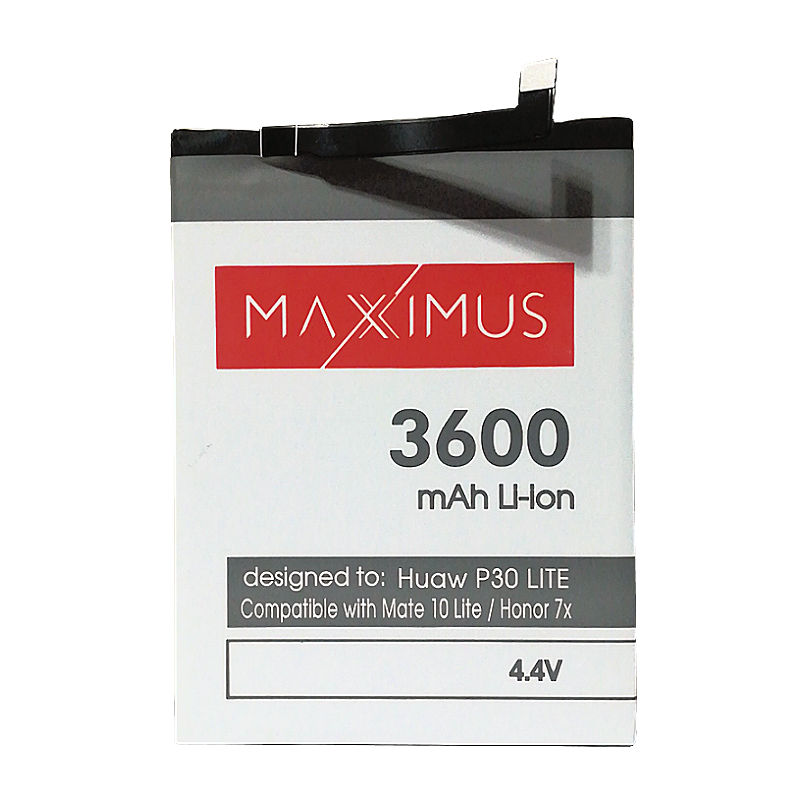 Akku MAXXIMUS HUAWEI P30 LITE 3600 mAh Li-Ion, HB356687ECW