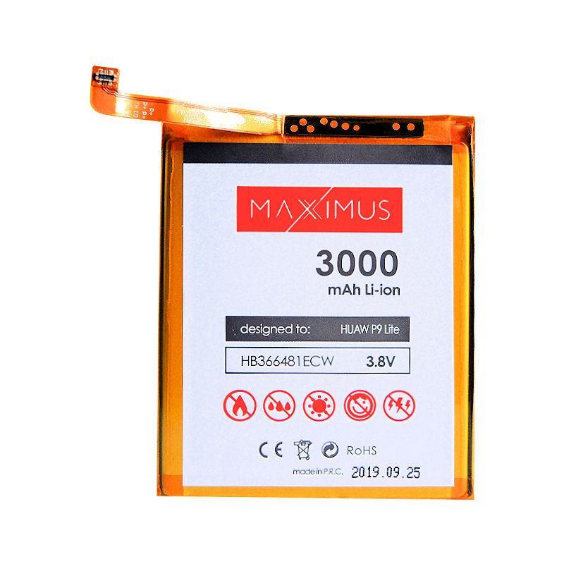 Akku MAXXIMUS HUAWEI P9 Lite 3000mAh HB366481ECW