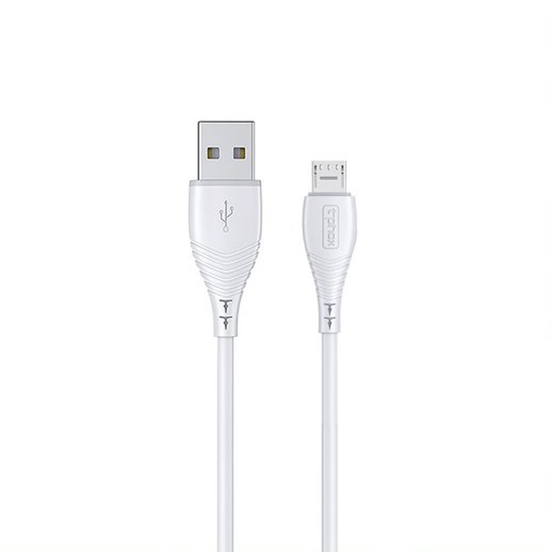 Kaapeli T-PHOX Nature Micro USB, valkoinen, 1.2M 3A