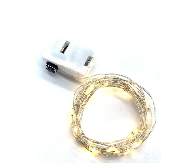 LED-valolanka joulukoristeisiin (100CM), paristokäyttöinen