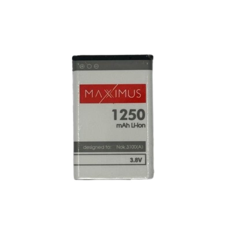 Akku MAXXIMUS NOKIA 3100 1250mAh Li-Ion 3650/3100N BL-5C NON-NOKIA MOBILE