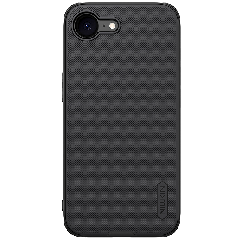 Nillkin Super Frosted Shield Pro Suojakuori iPhone 16e / 17e:lle - Musta
