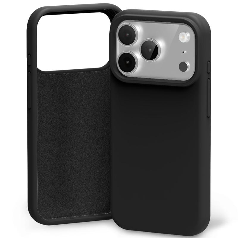 Mercury Silicone suojakuori iPhone 17 Pro / 18 Pro, musta